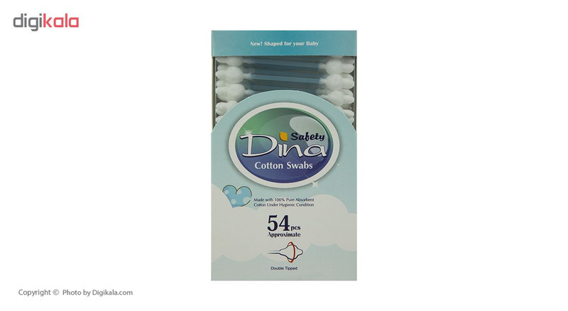 گوش پاک کن کودک دینا مدل Blue بسته 54 عددی