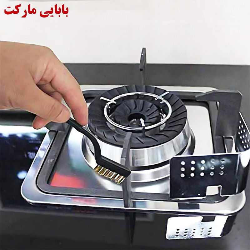 برس شستشو مدل مسواکی رنگی مجموعه 6 عددی