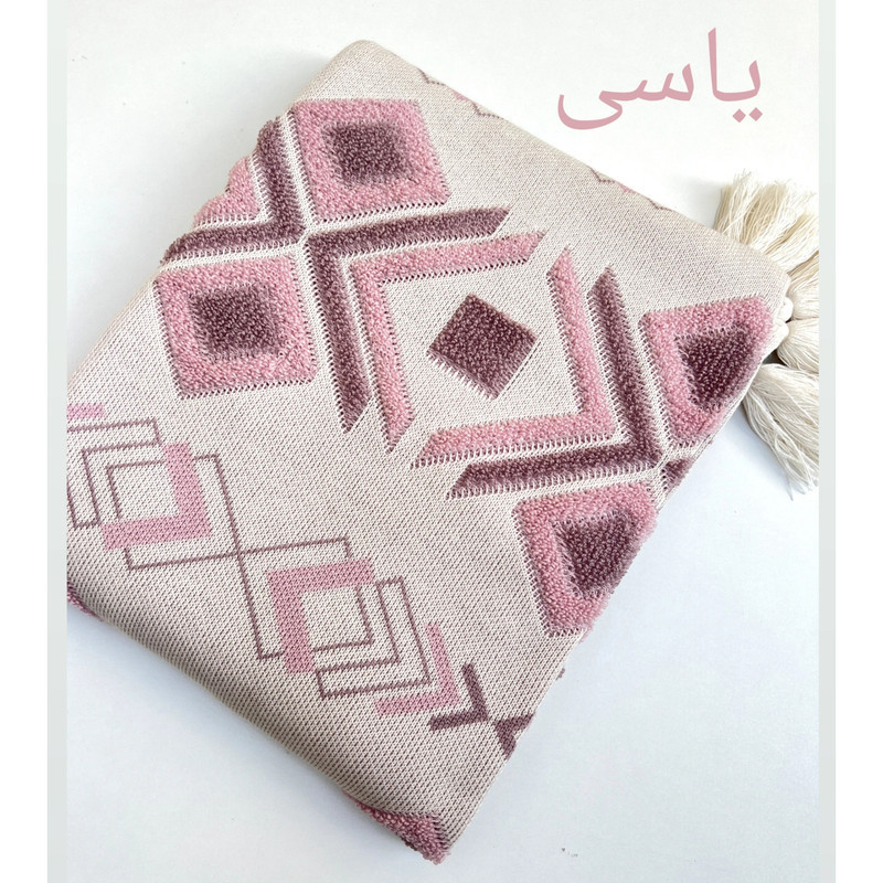 شال مبل مدل پانچدوزی سهند  سایز 170×140 سانتی متر