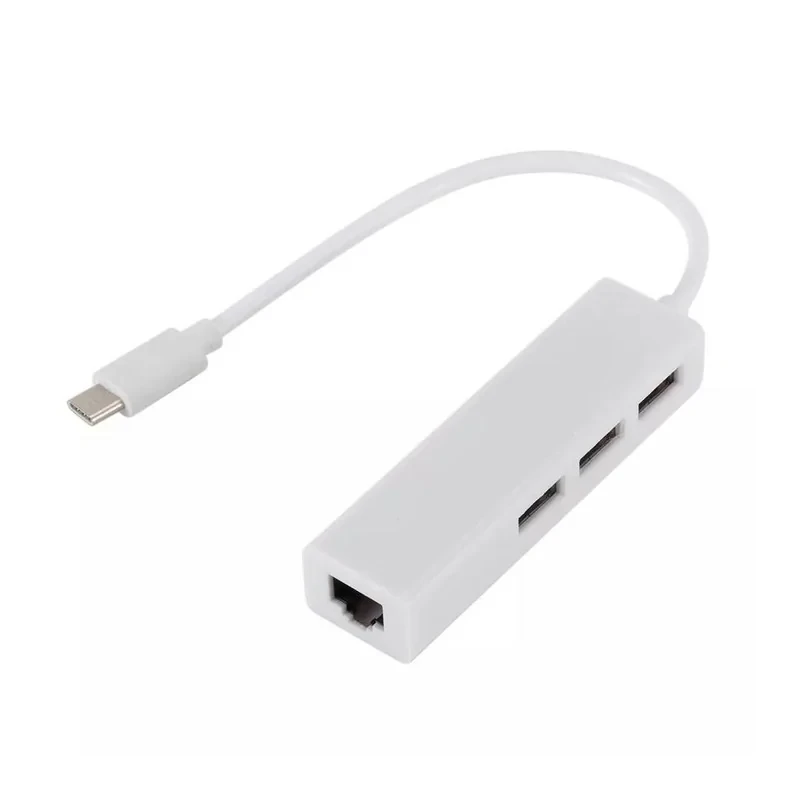 مبدل USB-C به LANUSB2 مدل 3ports