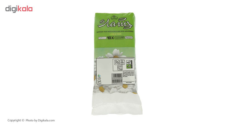 نوار بهداشتی چشمک مدل Large بسته 10 عددی