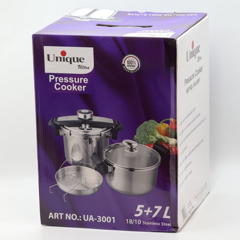 زودپز دوقلو یونیک اولترا مدل UA-3001 گنجایش 7 و 5 لیتر