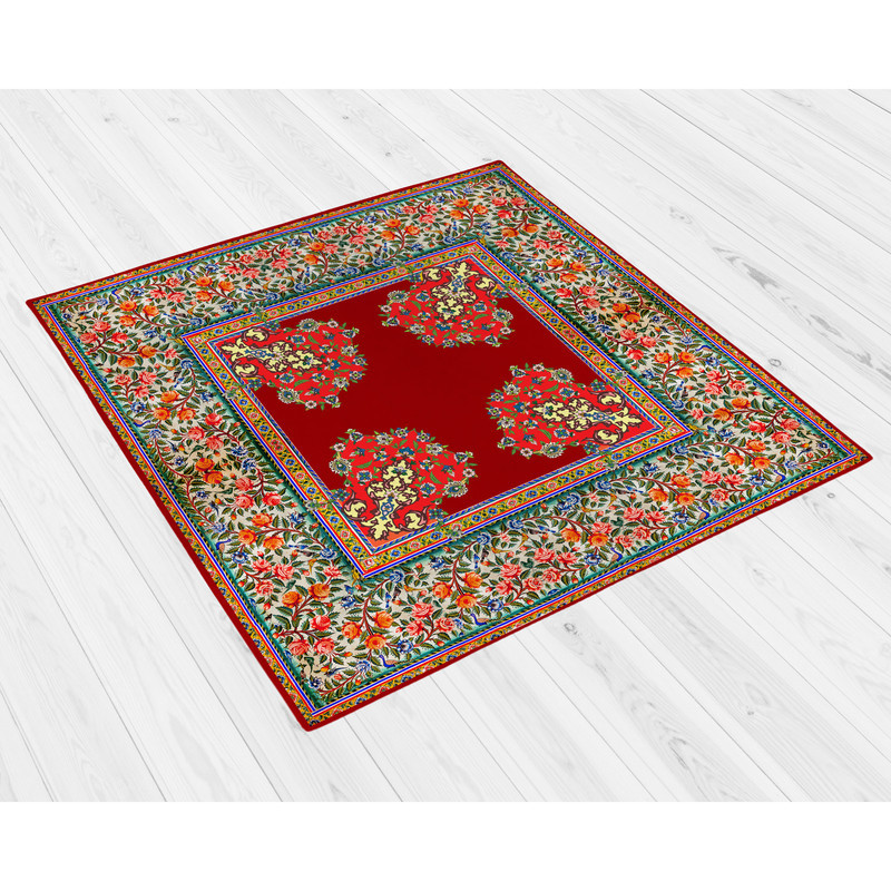 رومیزی طرح گل ریز کد 9987