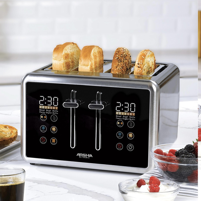 توستر 4 اسلایس عرشیا مدل BT118-3072
