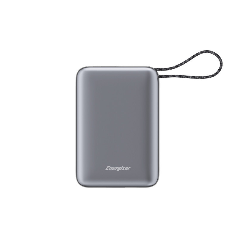 پاوربانک 22.5 وات انرجایزر مدل UE20085PQ ظرفیت 20000 میلی‌آمپرساعت به همراه کابل متصل لایتنینگ