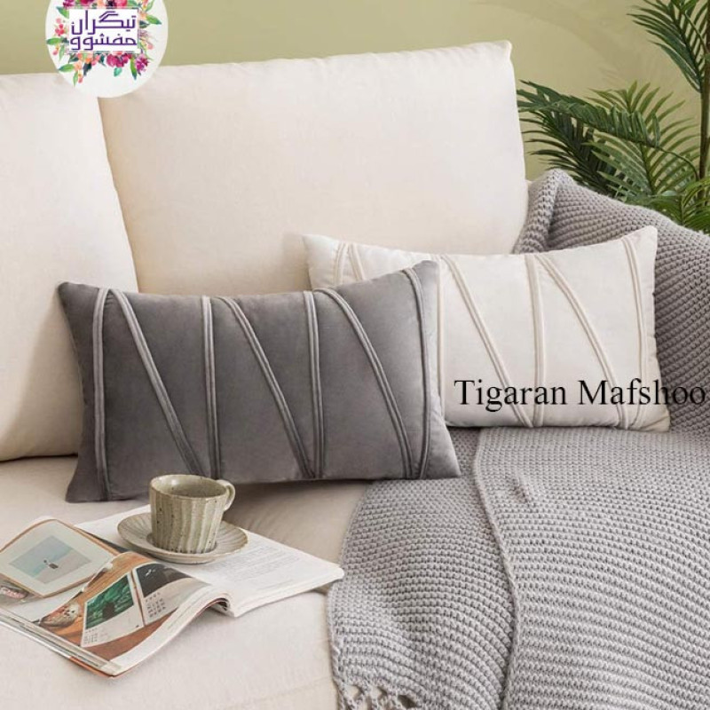 کوسن تیگران مفشوو مدل افرا سایز 30*45 سانتی متر مجموعه 2 عددی