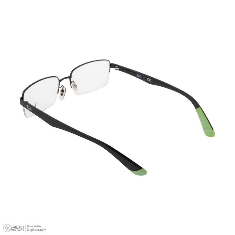فریم عینک طبی مستطیلی ری بن مدل 0RX6367I-2885-53 مناسب برای صورت مثلث، گرد، قلب و بیضی