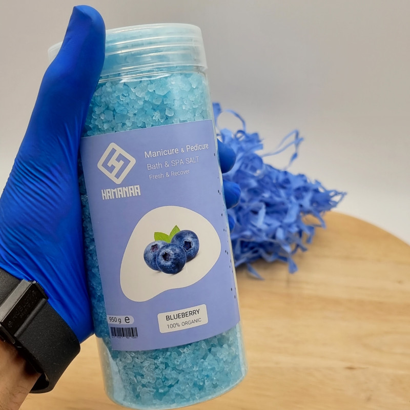 نمک حمام هامانا مدل Blueberry وزن 950 گرم