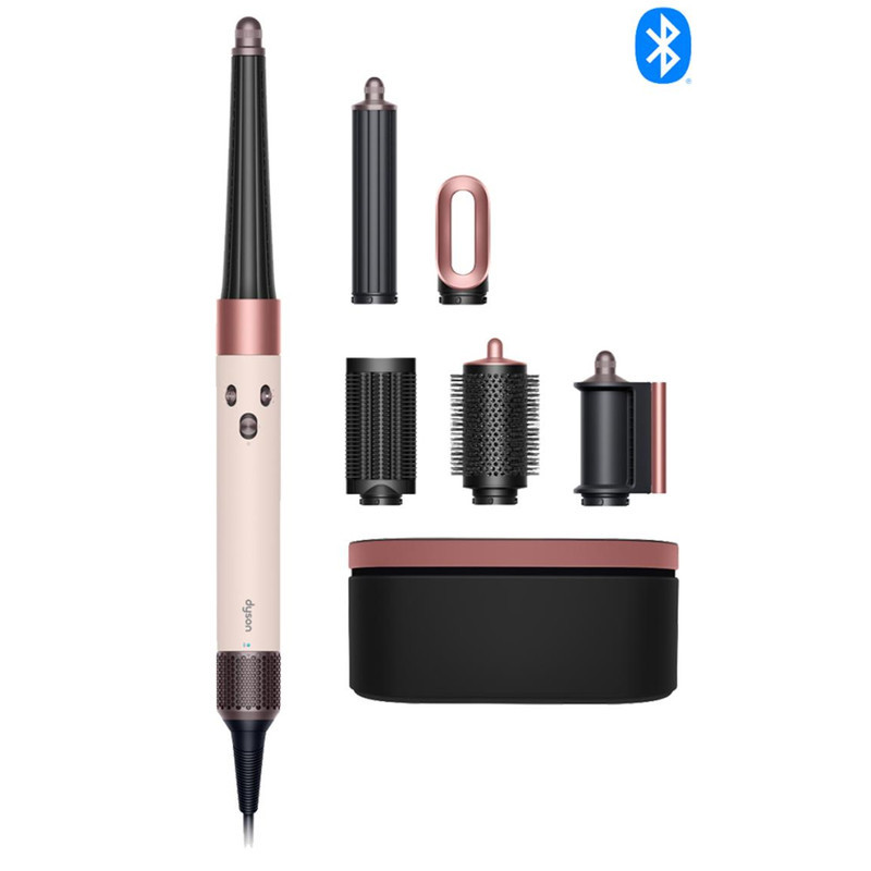سشوار برس‌دار حالت‌دهنده 1300 وات دایسون مدل Airwrap id HS08 Straight+Wavy، موتور BLDC، وزن 630 گرم، دارای سری شانه‌دار، سری برس‌دار گرد پهن، کیف نگه‌دارنده، خشک‌کن ملایم، متمرکز‌کننده باریک، متمرکز‌کننده پهن با ویژگی فرکنندگی، صاف‌کنندگی، حجم‌دهندگی