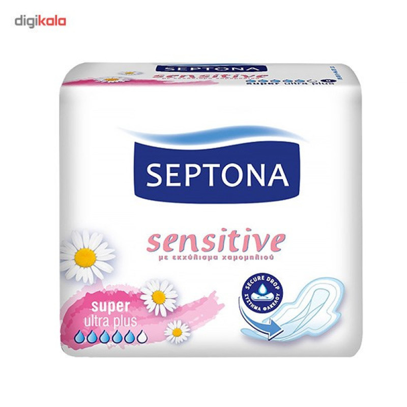 نوار بهداشتی سپتونا مدل Super Sensitive بسته 8 عددی