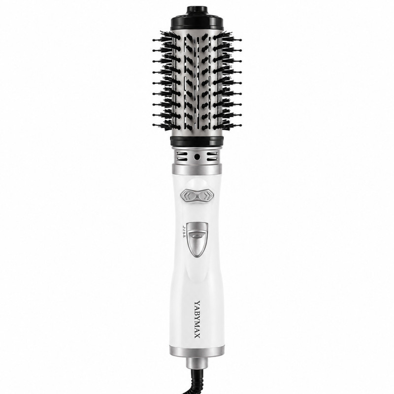 سشوار چرخشی یابی مکس مدل YA-1203 با توان 1600 وات، موتور AC، تنظیم دما و سرعت در سه حالت و سری کاهش وز مو