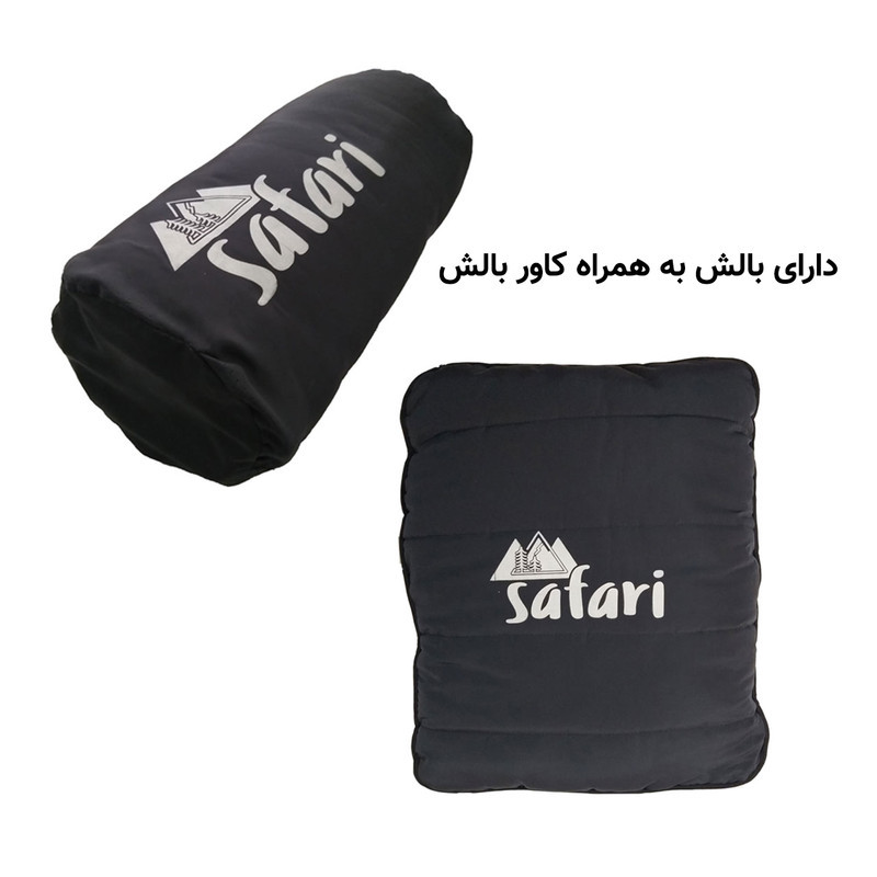 کیسه خواب سافاری مدل winter 2 به همراه بالش و زیرانداز
