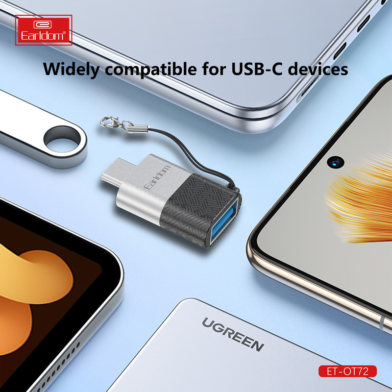 مبدل OTG USB3 به USB-C ارلدام مدل OT72