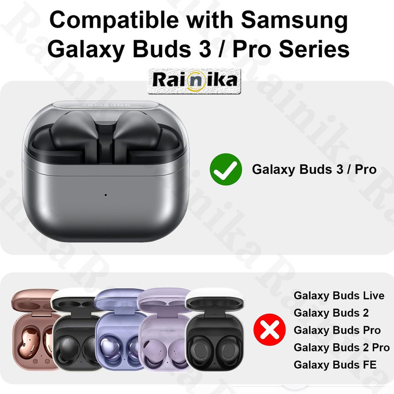 کاور رینیکا مدل Galaxy 3Pro Paw مناسب برای کیس هدفون سامسونگ Galaxy Buds 3  Buds 3 Pro (2024)  Buds 3 Fe (2025)