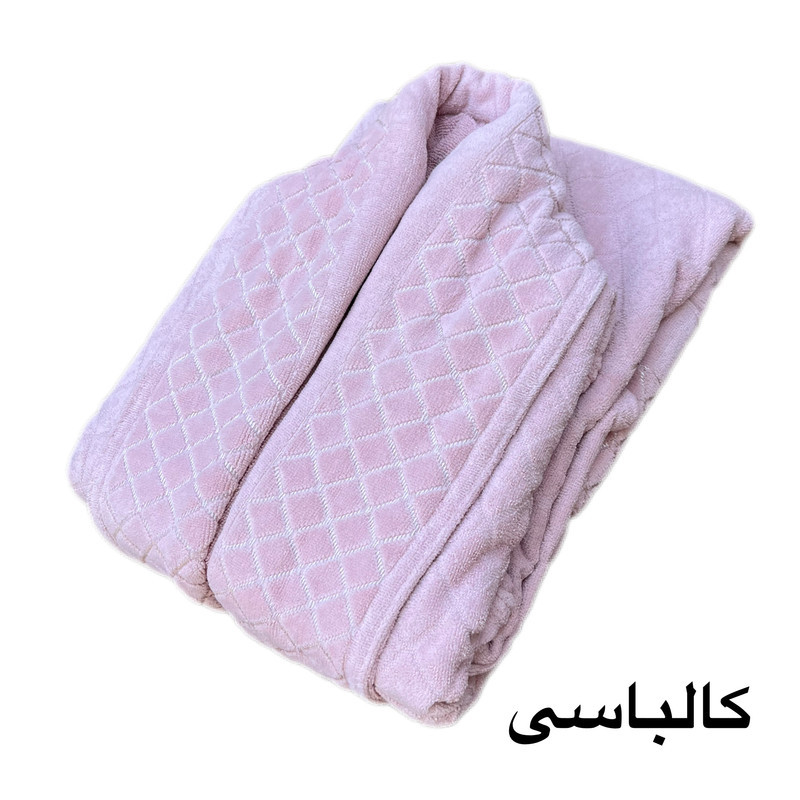 حوله پالتویی مدل تنپوش اصل شطرنجی سایز 135