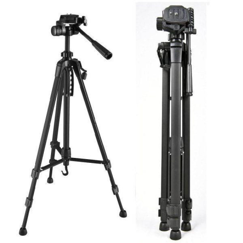 سه پایه دوربین ویفنگ مدل WT-3560 به همراه گیره نگهدارنده موبایل