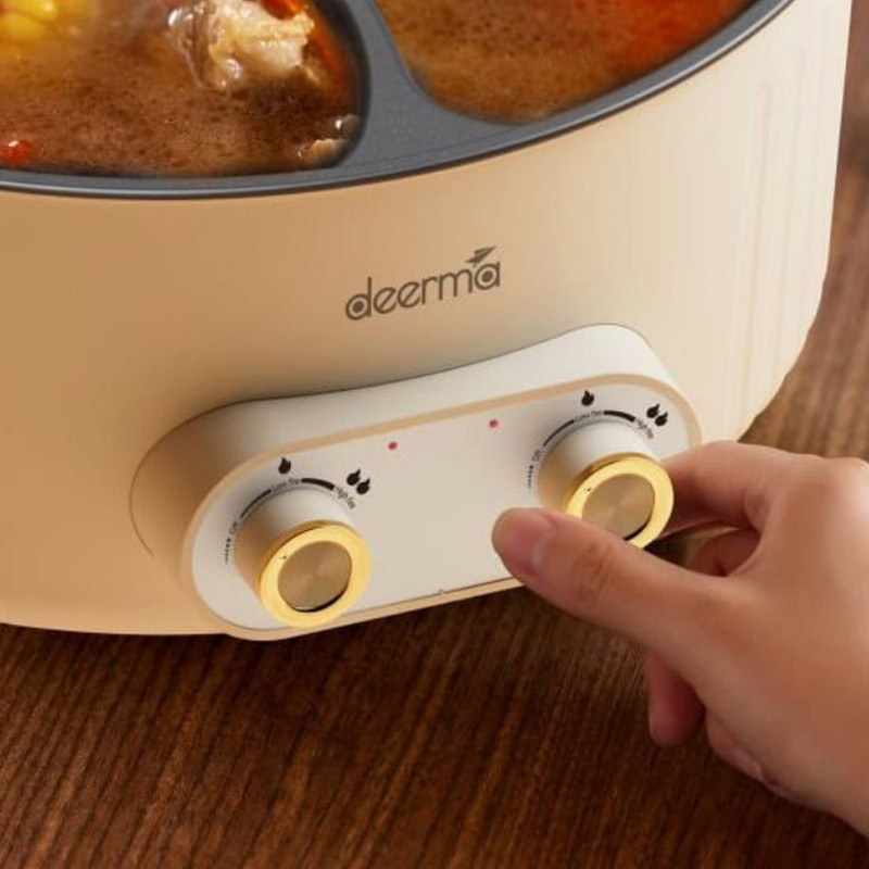 قابلمه برقی شیائومی مدل Deerma Multifunctional Electric Pot 6L DEM-DG50W