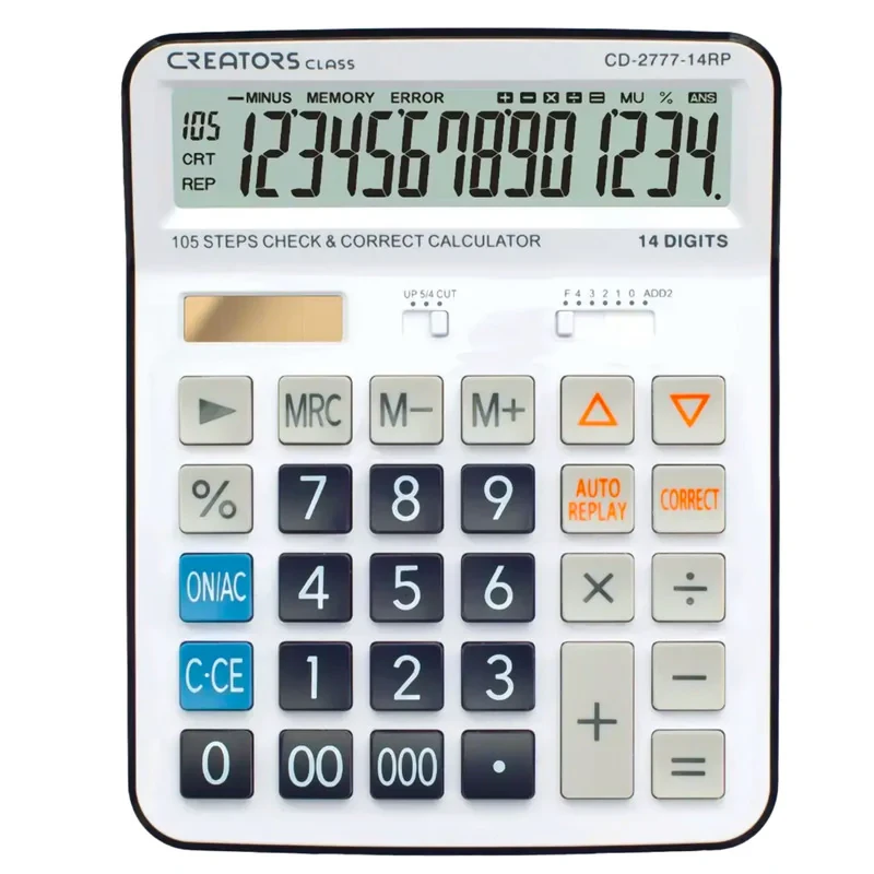 ماشین حساب رومیزی کریتورز کلاس مدل CD-2777-14RP