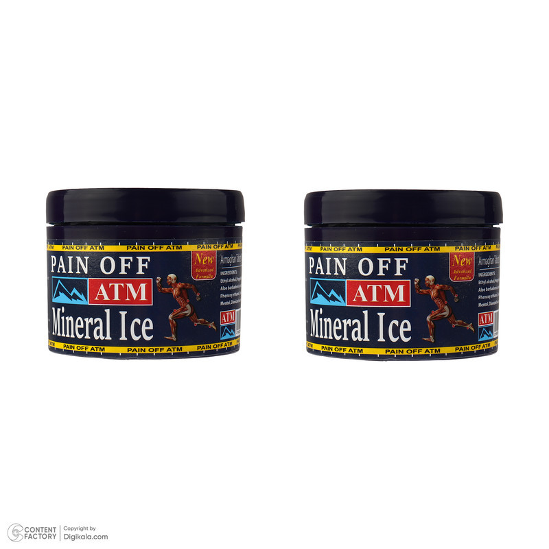 ژل خنک‌کننده و ضد درد عضلات مینرال آیس بی ام اس مدل ICE حجم 200 میلی‌لیتر مجموعه 2 عددی، فرمول گیاهی بدون جذب کبدی، تسکین سریع درد و التهاب، محافظت از پوست و ضد خشکی، مناسب بانوان و آقایان