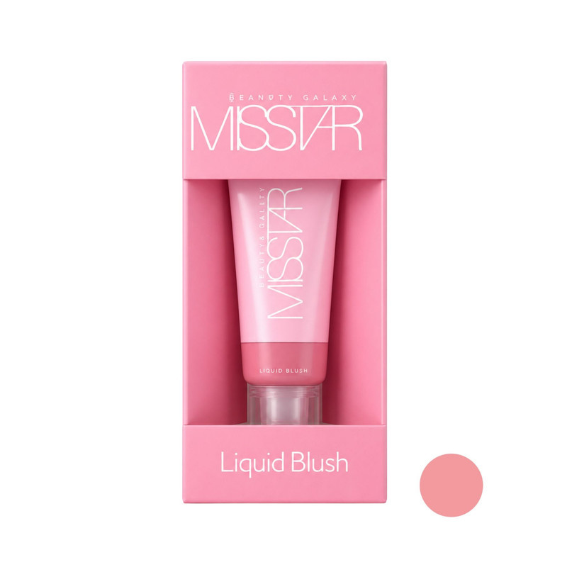 رژگونه مایع مات میس استار مدل Beauty Galaxy شماره ۱