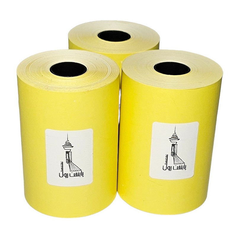 کاغذ پرینتر حرارتی پایتخت رول مدل Y80mm بسته 80 عددی