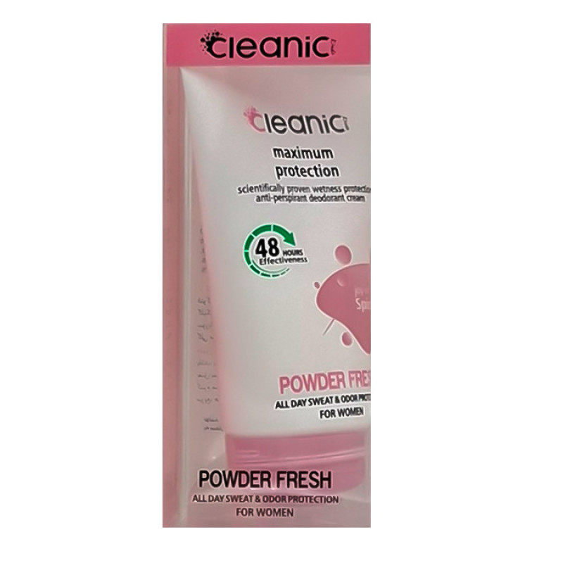 کرم ضد تعریق زنانه کلینیک کیندی مدل POWDER FRESH وزن 60 گرم