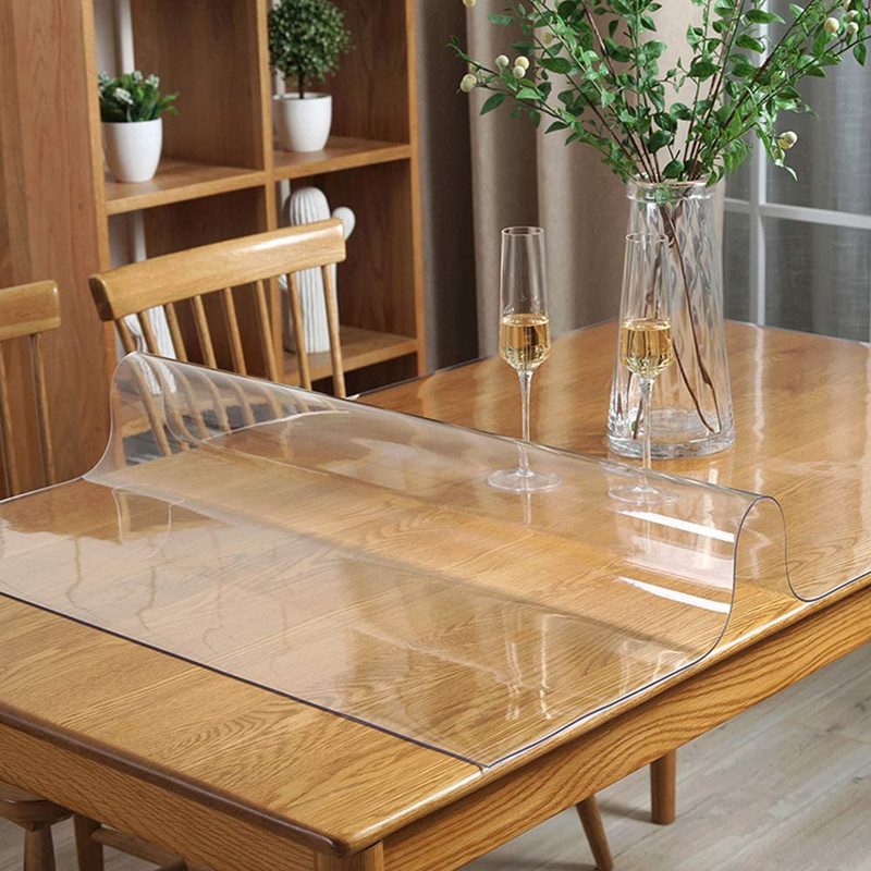 طلق رومیزی مدل کریستال ضخیم کد A40-T40 سایز 40×40 سانتی متر