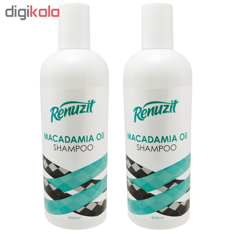 شامپو مو رینو زیت مدل MACADAMIA OIL حجم 400 میلی لیتر مجموعه 2 عددی