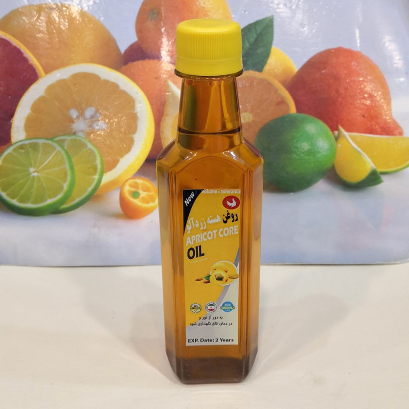 روغن هسته زردآلو پامکا مدل پرس سرد حجم 250 میلی لیتر