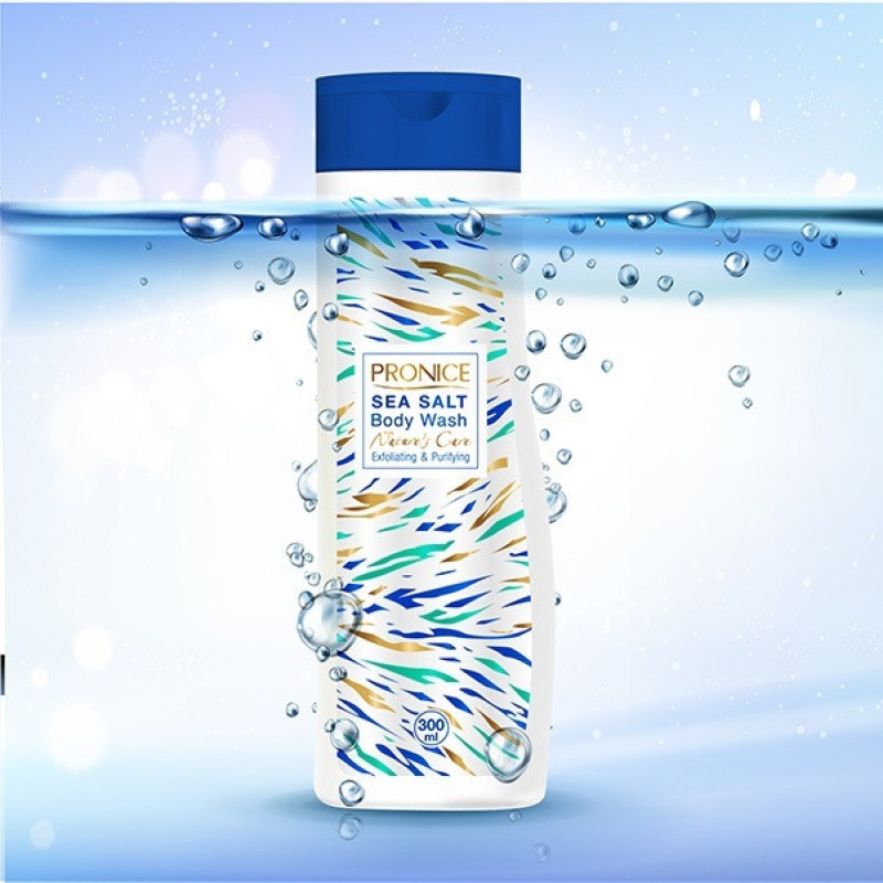شامپو بدن پرونایس مدل Sea Salt حجم 300 میلی لیتر مجموعه 2 عددی