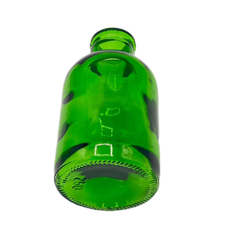 گلدان دکوری شیشه‌ای، ابعاد 13×6×5 سانتی‌متر، وزن 100 گرم