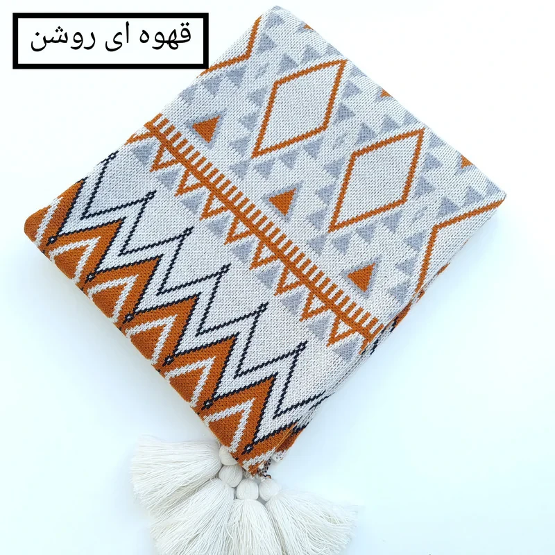 شال مبل مدل بوهو کد 1 سایز 170×140 سانتیمتر