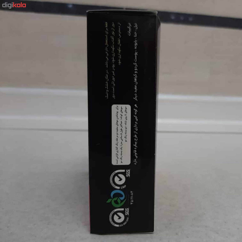پودر رنگ مو ابریشم مدل co102 وزن 130 گرم رنگ مشکی