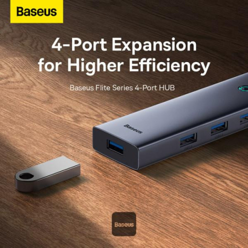 هاب 4 پورت USB بیسوس مدل  UltraJoy Series BS-OH108