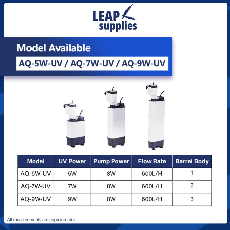 فیلتر داخلی آکواریوم سوبو مدل یووی دار AQ-9w-UV