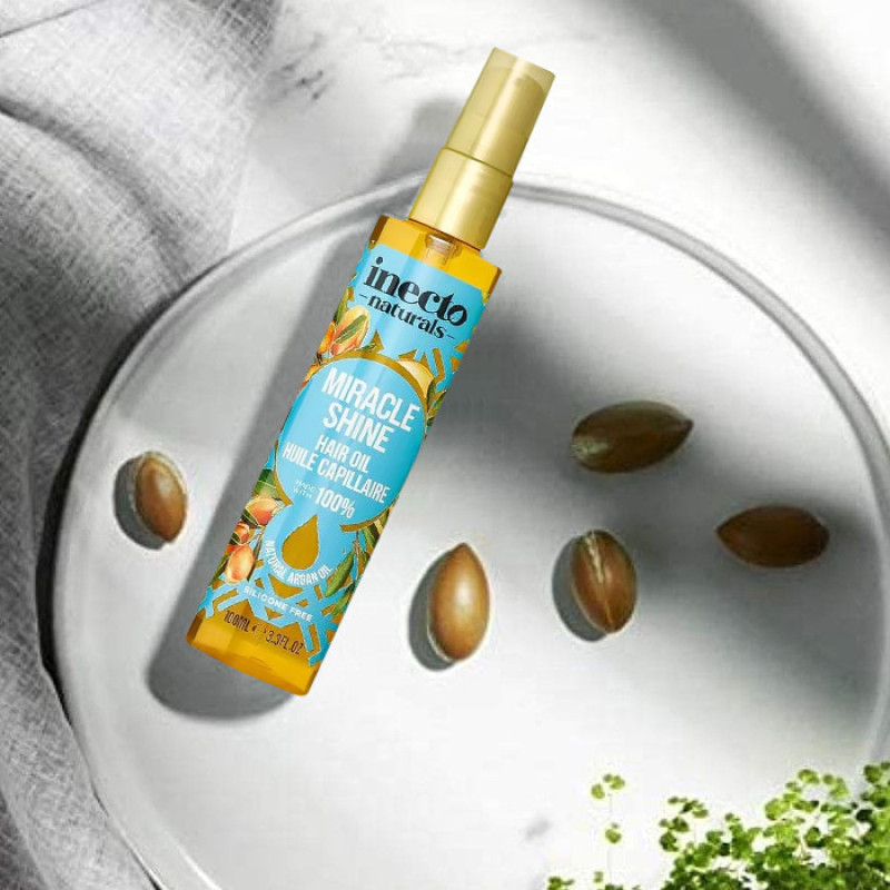 روغن آرگان اینکتو مدل میراکل شاین حجم 100 میلی لیتر