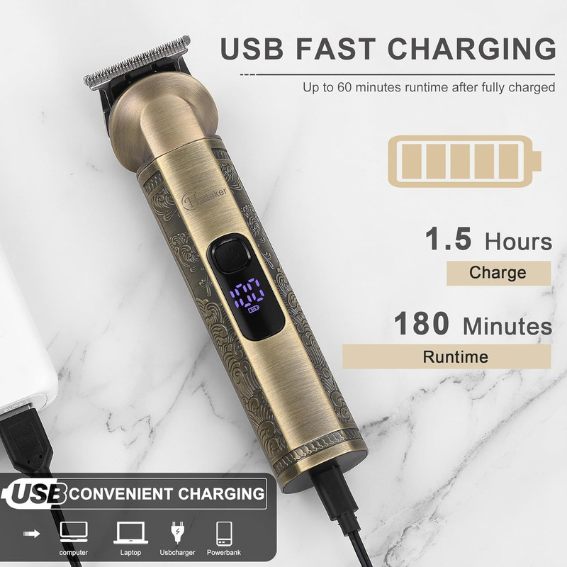 ماشین اصلاح موی سر و صورت شارژی هاتکر مدل ht-609