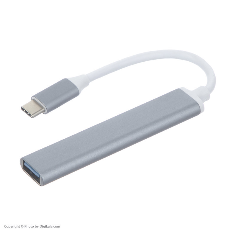 هاب USB-C چهار پورت مدل C-809