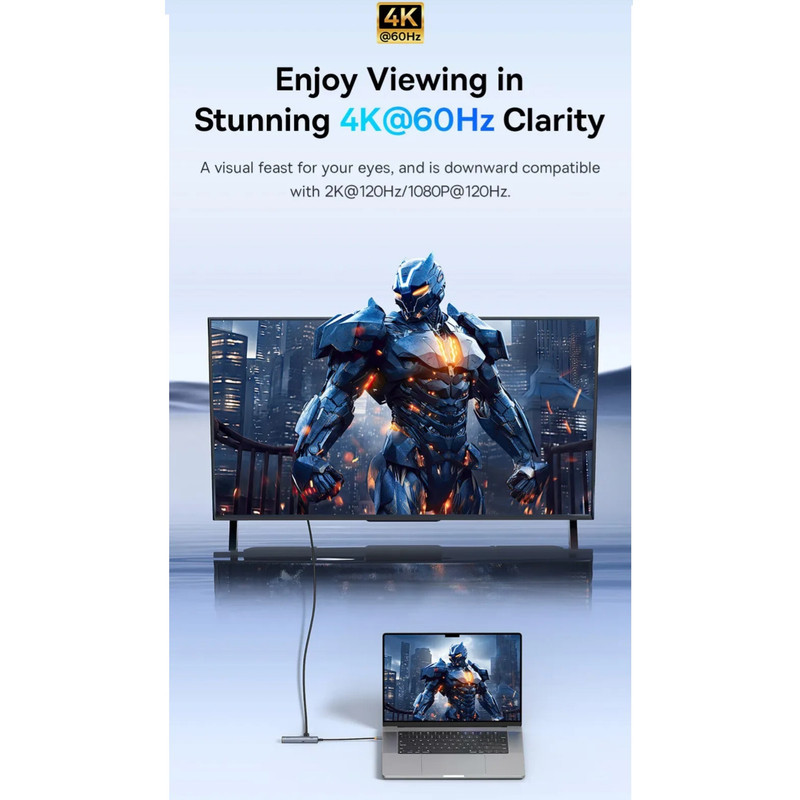 هاب 6 پورت USB-C باسئوس مدل BS-OH164
