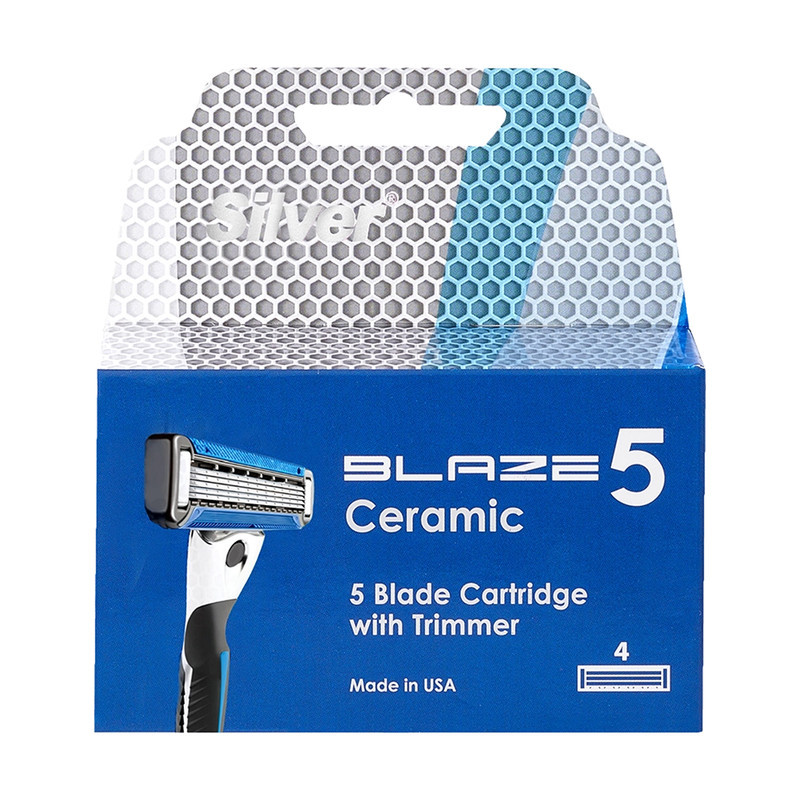 خود تراش سیلور مدل SL001 با 3 عدد تیغ یدک، به همراه تیغ یدک Reflex بسته ۴ عددی و تیغ یدک Ceramic بسته ۴ عددی