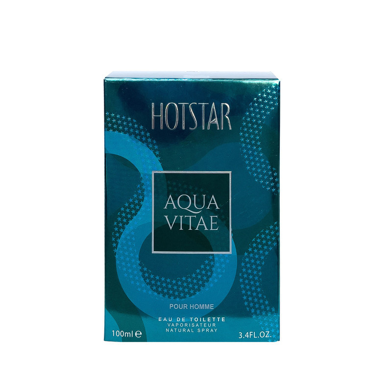 ادو تویلت مردانه هات استار مدل AQUA VITAE حجم 100 میلی لیتر
