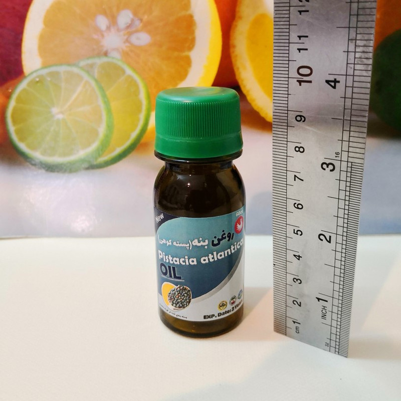 روغن بنه پامکا مدل پرس سرد حجم 60 میلی لیتر