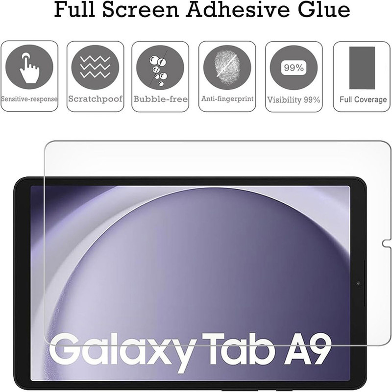 محافظ صفحه نمایش شیشه ای مدل RMS - SUX مناسب برای تبلت سامسونگ Galaxy Tab A9
