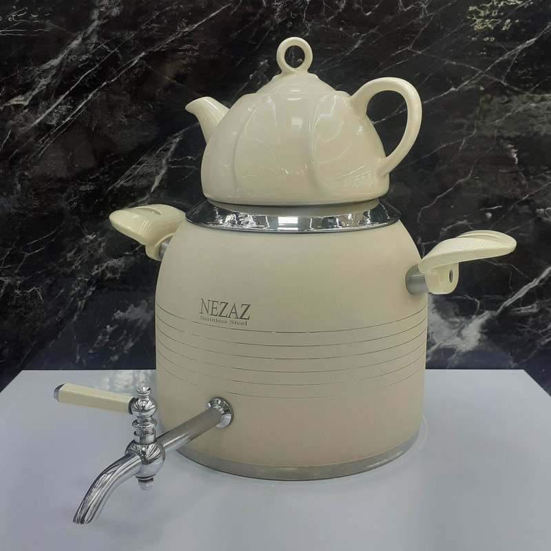 ست کتری و قوری نزاز مدل قالب ترک