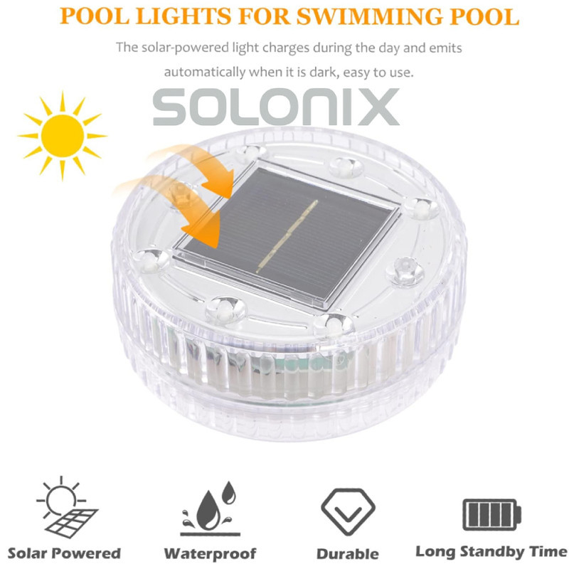 چراغ پارکی خورشیدی سولونیکس مدل Garden Light 6LED