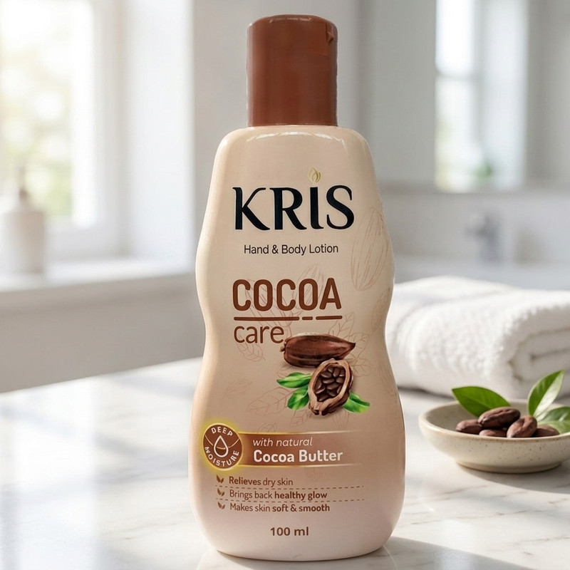 لوسیون بدن کریس مدل COCOA حجم 100 میلی‌لیتر ضد خشکی، مناسب انواع پوست، تامین رطوبت عمقی و حفظ سلامت پوست