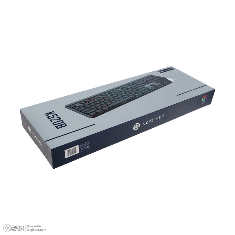 کیبورد بی سیم لاجی کی مدل K520B، سوییچ مکانیکال قرمز، Full-Size، نورپردازی RGB