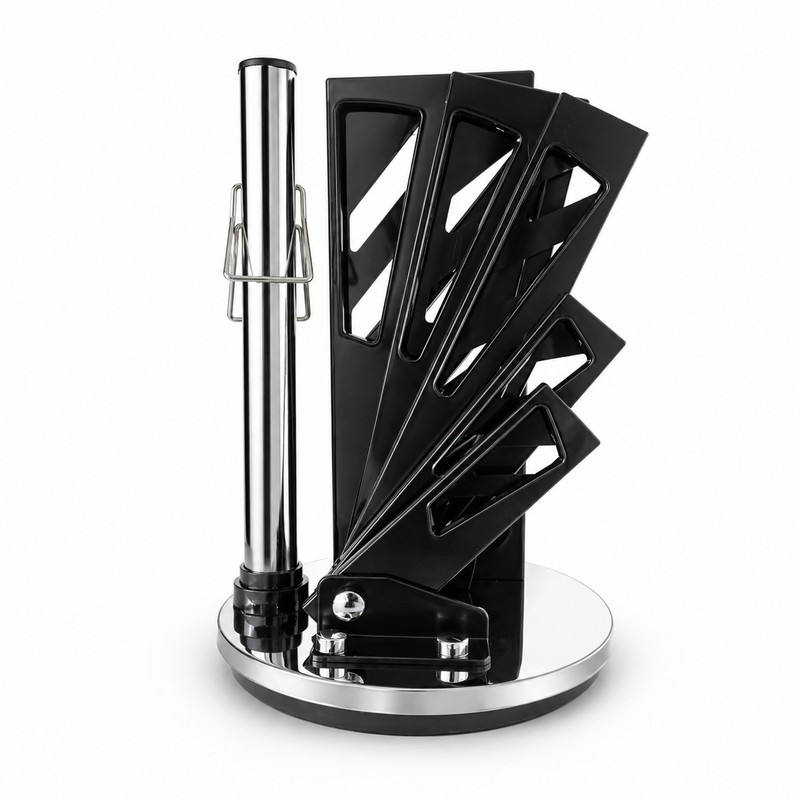 سرویس چاقو 8 پارچه با تیغه استیل ضد زنگ و با دسته استیل ضد زنگ پارادایس مدل HS-3010
