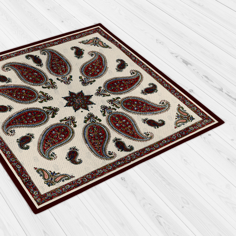 رومیزی طرح بته جقه کد 9927
