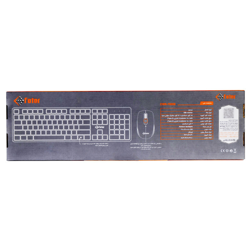 ست گیمینگ فاطر مدل  CWR-7000 Keyboard & Mouse